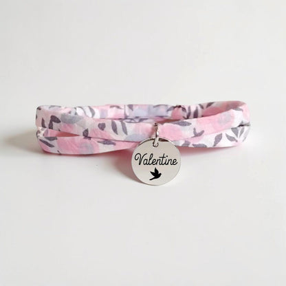 Bracelet Personnalisé Liberty Gravé — Bijou Souvenir