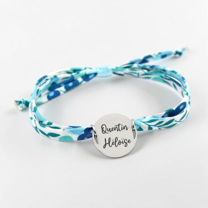 Bracelet Personnalisé Liberty Gravé — Bijou Souvenir