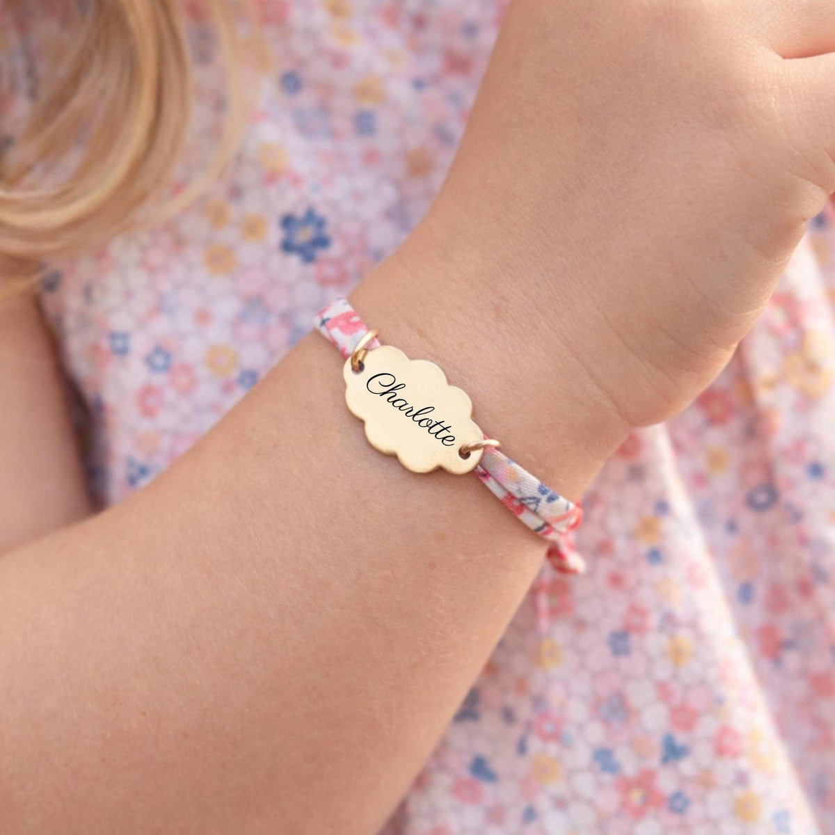 Bracelet Personnalisé Liberty Gravé — Bijou Souvenir